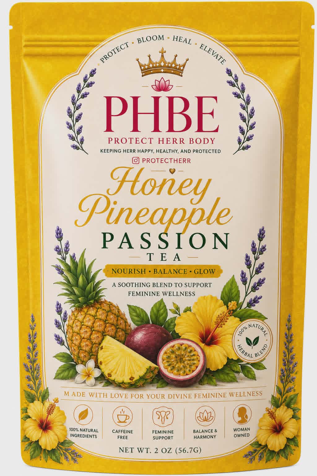 Honey Pineapple Passion Womb Support Tea