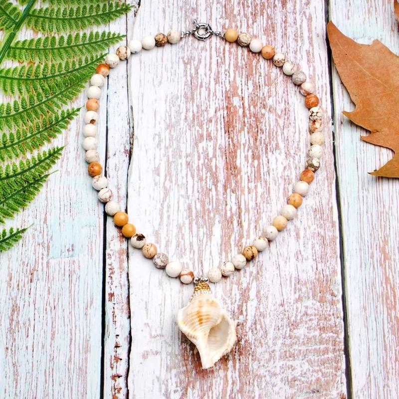 Seashell Necklace Choker | Sea Necklace | Protect Herr Body Essentials